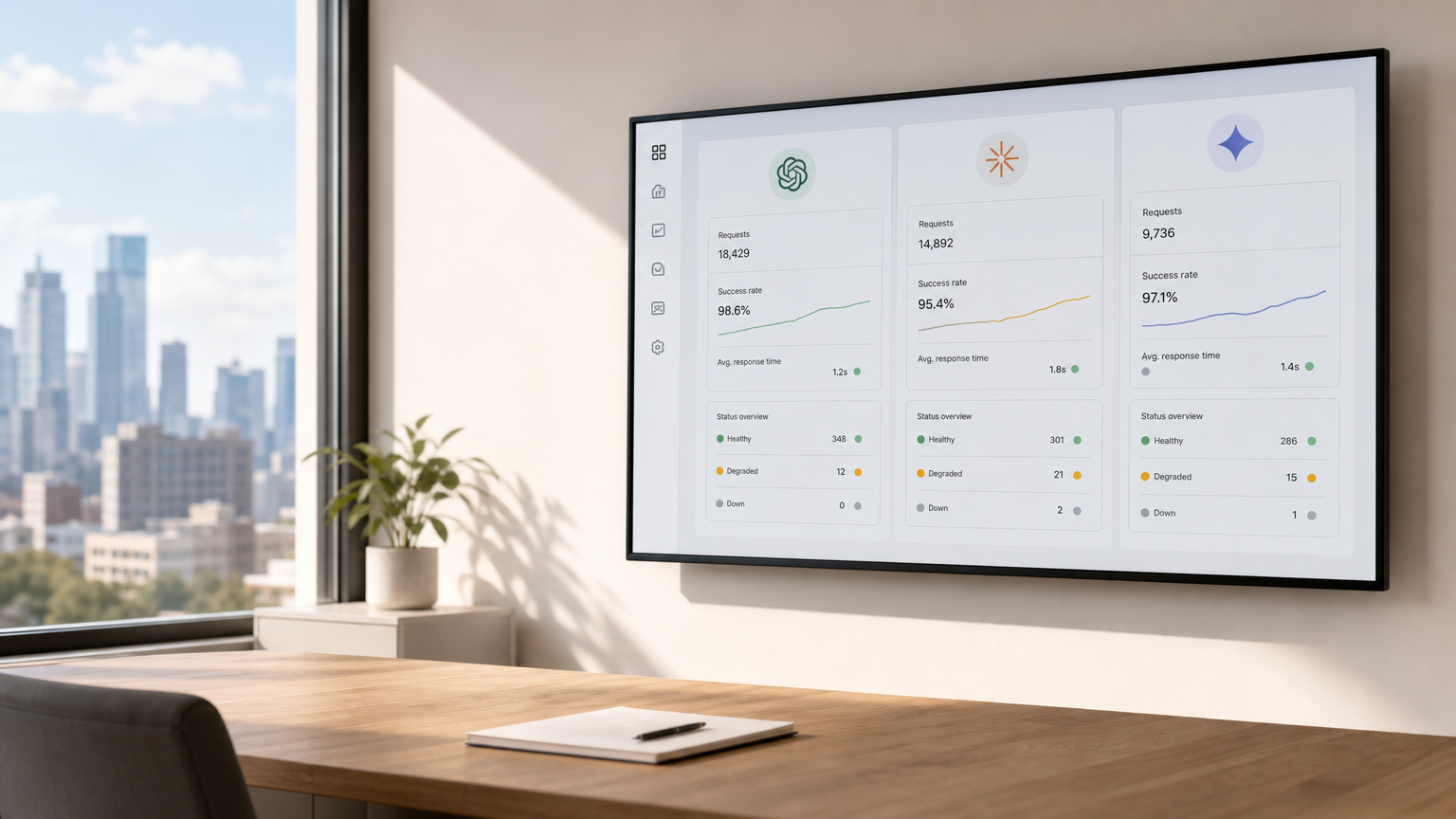 AI brand monitoring: 3-engine dashboard for ChatGPT, Claude, Gemini citations