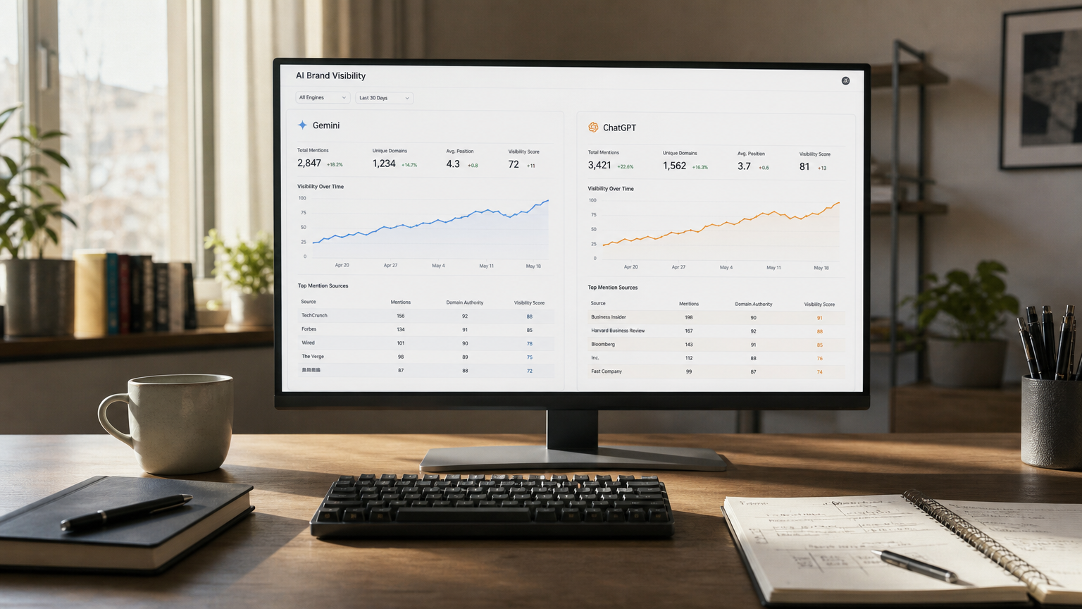 AI brand monitoring: track mentions in Perplexity and Claude